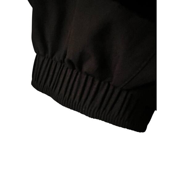 Albion Fit Everyday Jumpsuit •XL Petite•Black Ankle Zip Elastic Drawstring Waist - Picture 10 of 14